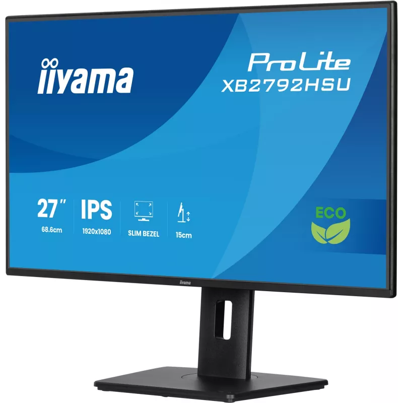 iiyama ProLite XB2792HSU-B1 počítačový monitor 68,6 cm (27 palcov) 1920 x 1080 pixelov Full HD LED čierny