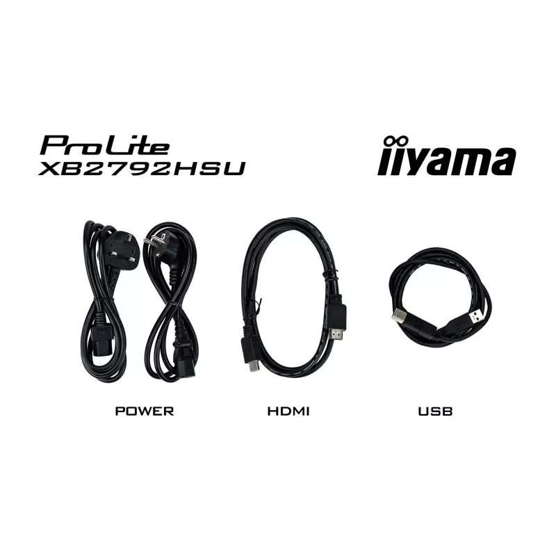 iiyama ProLite XB2792HSU-B1 počítačový monitor 68,6 cm (27 palcov) 1920 x 1080 pixelov Full HD LED čierny