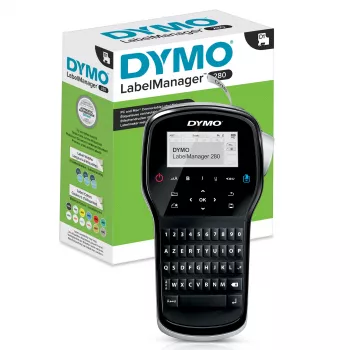DYMO LabelManager ™ 280 AZERTY, AZERTY, D1, termotransfer, 180 x 180 DPI, 15 mm/s, čierna, strieborná