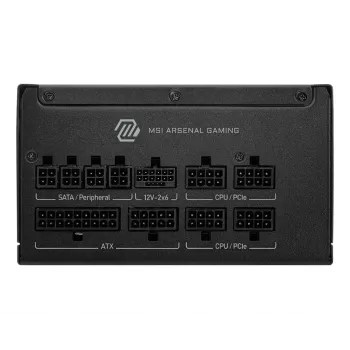 MSI MAG A850GLS PCIE5 napájací zdroj 850 W 24-polohový ATX ATX čierny