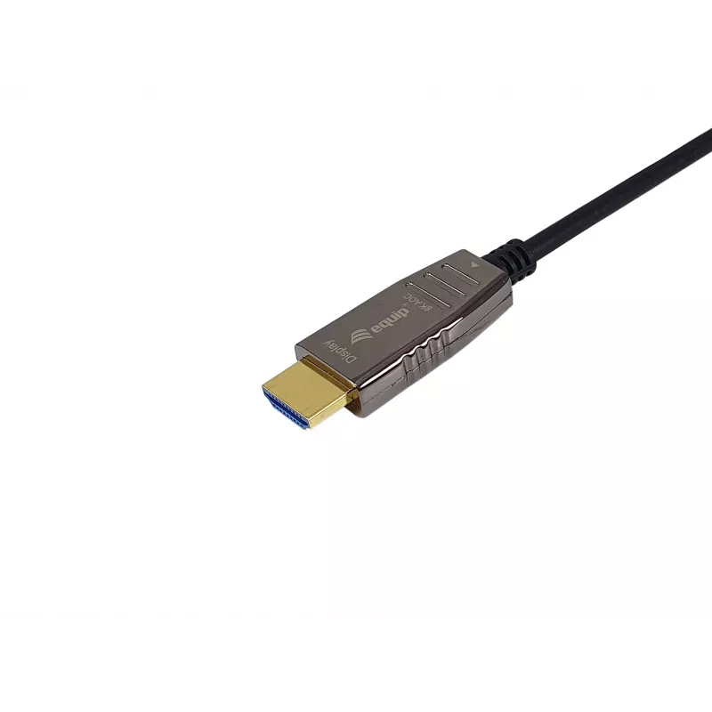 Aktívny optický kábel Equip HDMI 2.1, 10 m, 8K/60Hz, HDMI typ A (štandardný) – HDMI typ A (štandardný), 3D, Audio Return Channel (ARC), čierny