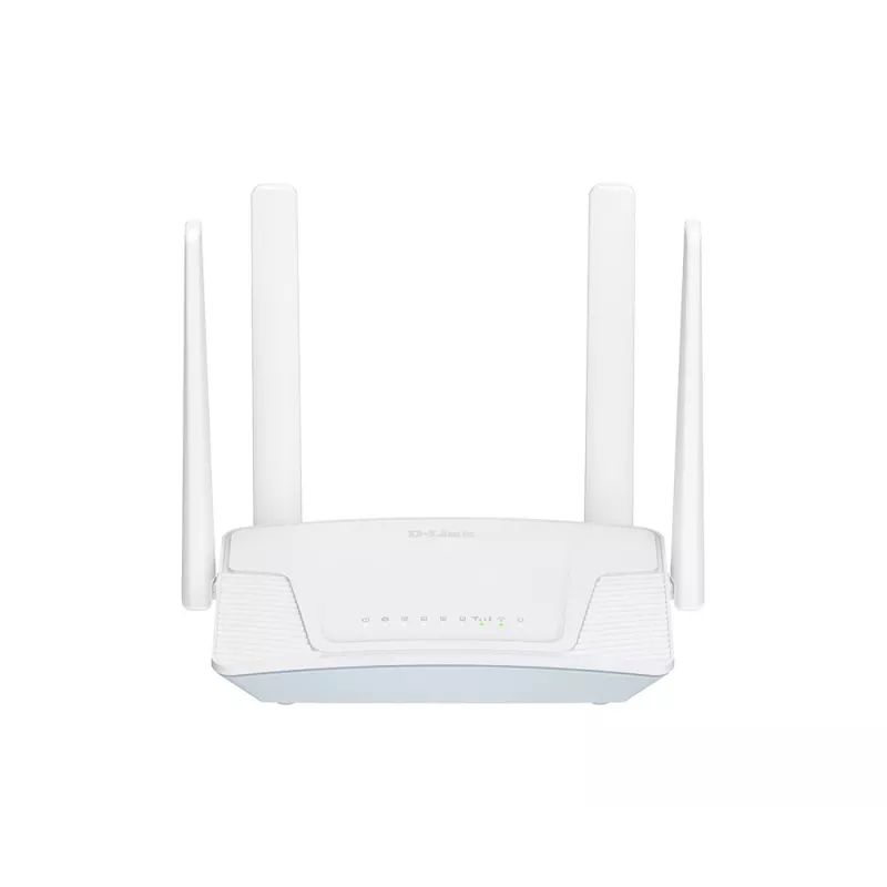 D-Link 4G LTE N300 Wi-Fi ROUTER, Wi-Fi 4 (802.11n), Single-band (2,4 GHz), Ethernet LAN, 4G, biely, stolný router