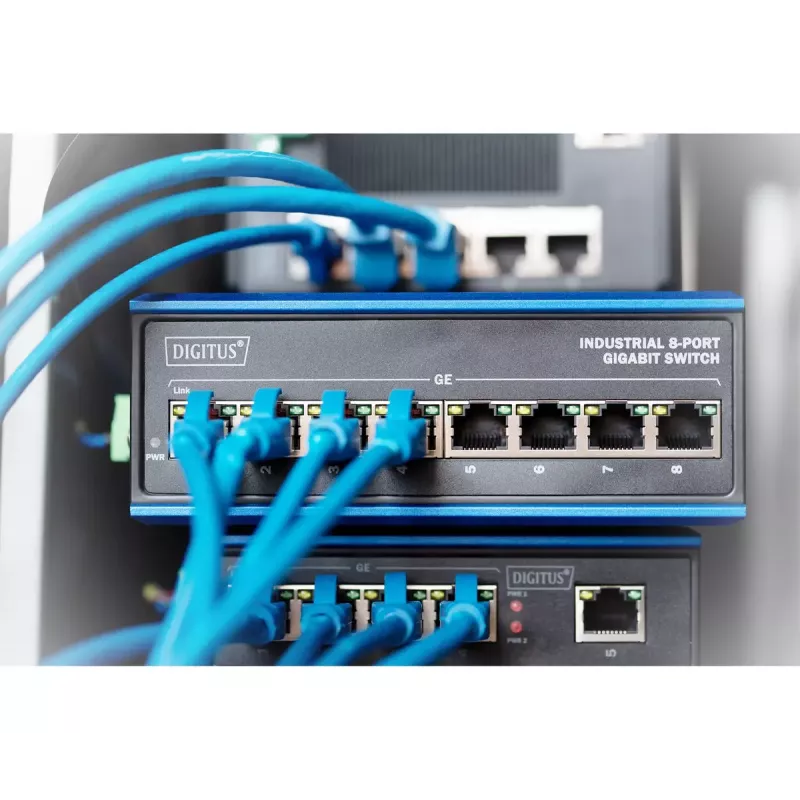 Neupravovaný switch Digitus DN-651119 8 portov Gigabit Ethernet