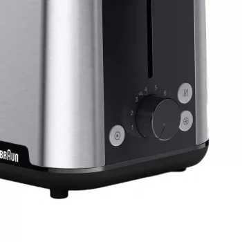 Braun HT101BI-HT1510BK 8 2 plátky 900 W čierna, nehrdzavejúca oceľ