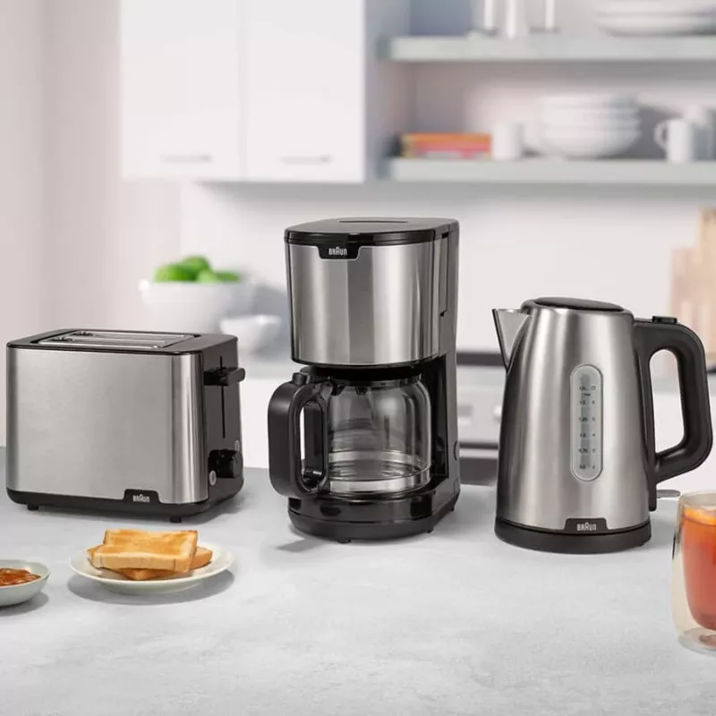 Braun HT101BI-HT1510BK 8 2 plátky 900 W čierna, nehrdzavejúca oceľ