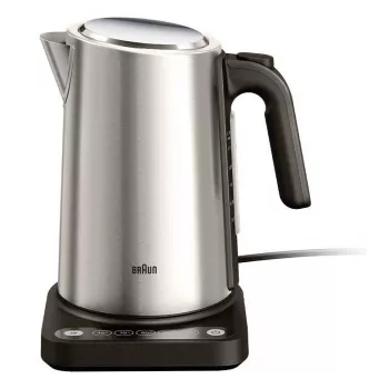 Braun WK 5205 BK kanvica na vodu 1,7 l 2200 W čierna, nehrdzavejúca oceľ