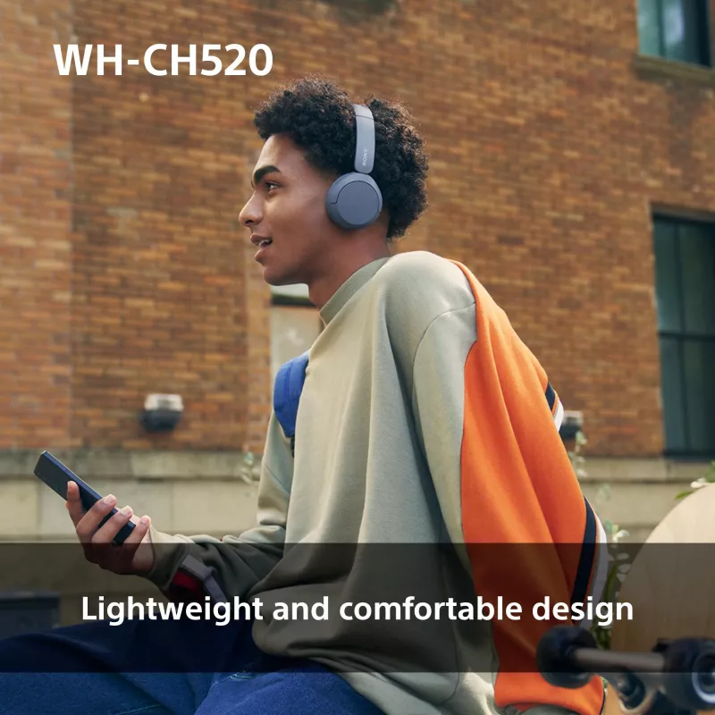Sony WHCH520P.CE7, bezdrôtové, 20 - 20000 Hz, telefonovanie/hudba, 147 g, headset, ružová