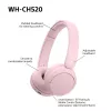 Sony WHCH520P.CE7, bezdrôtové, 20 - 20000 Hz, telefonovanie/hudba, 147 g, headset, ružová