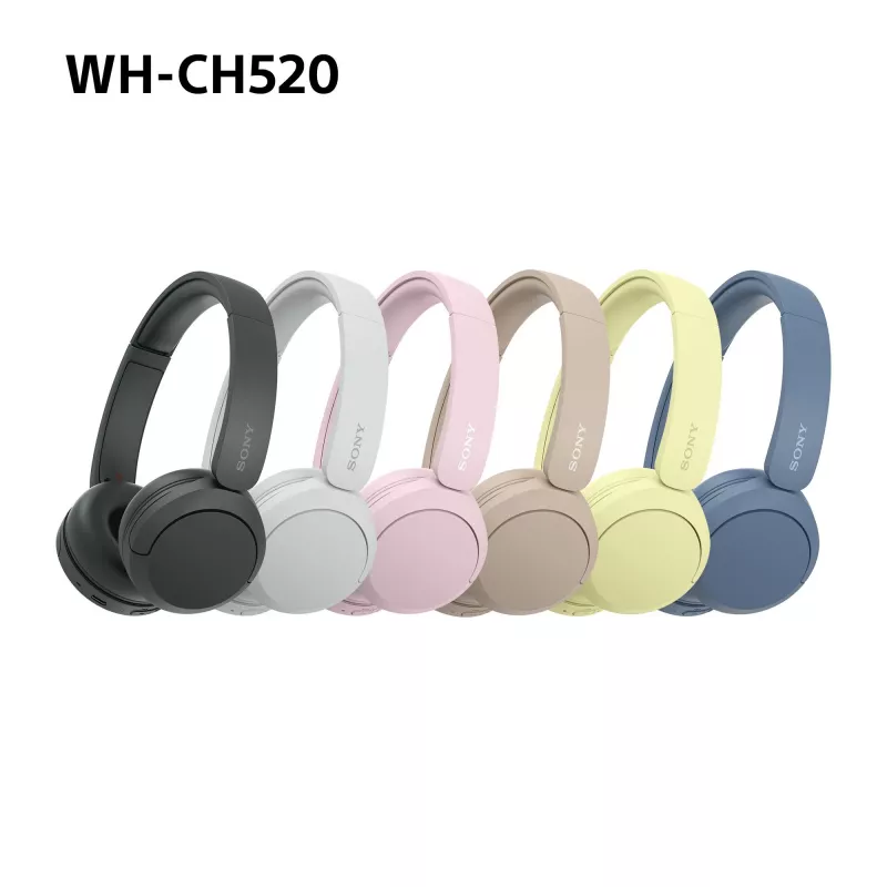 Sony WHCH520P.CE7, bezdrôtové, 20 - 20000 Hz, telefonovanie/hudba, 147 g, headset, ružová