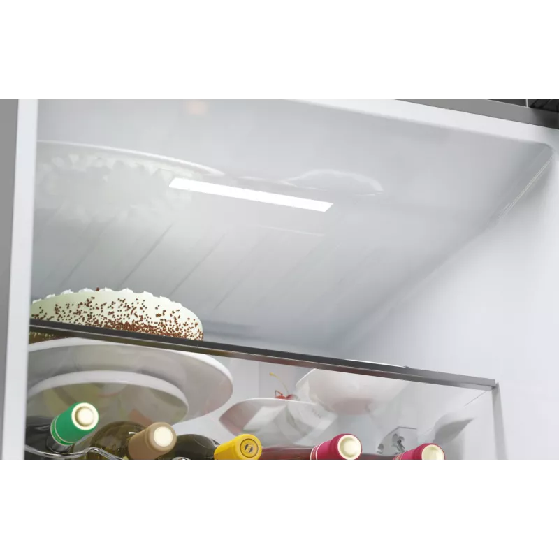 Haier 3D 60 Séria 5 HTW5620DNMG voľne stojaca 414 L strieborná