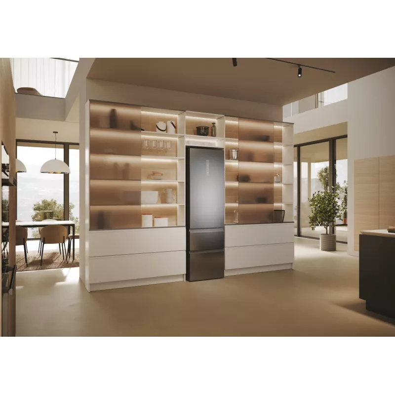 Haier 3D 60 Séria 5 HTW5620DNMG voľne stojaca 414 L strieborná