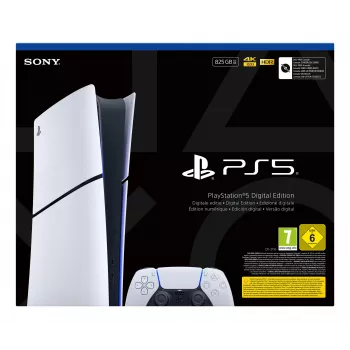 Sony PlayStation 5 Digital Edition (Slim) 825 GB Wi-Fi čierna, biela