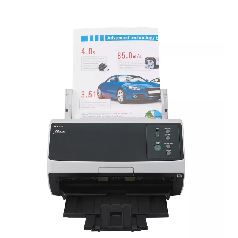 Ricoh FI-8150 ADF + podávač skener 600 x 600 DPI A4 čierny, sivý