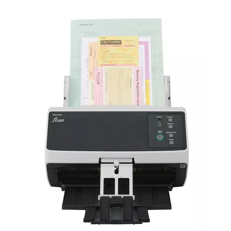Ricoh FI-8150 ADF + podávač skener 600 x 600 DPI A4 čierny, sivý