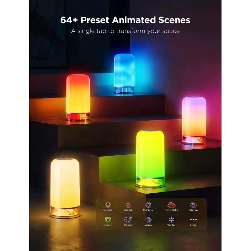 Govee H6022 smart stolná lampa Wi-Fi/Bluetooth
