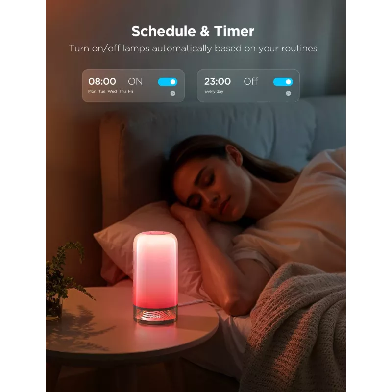 Govee H6022 smart stolná lampa Wi-Fi/Bluetooth