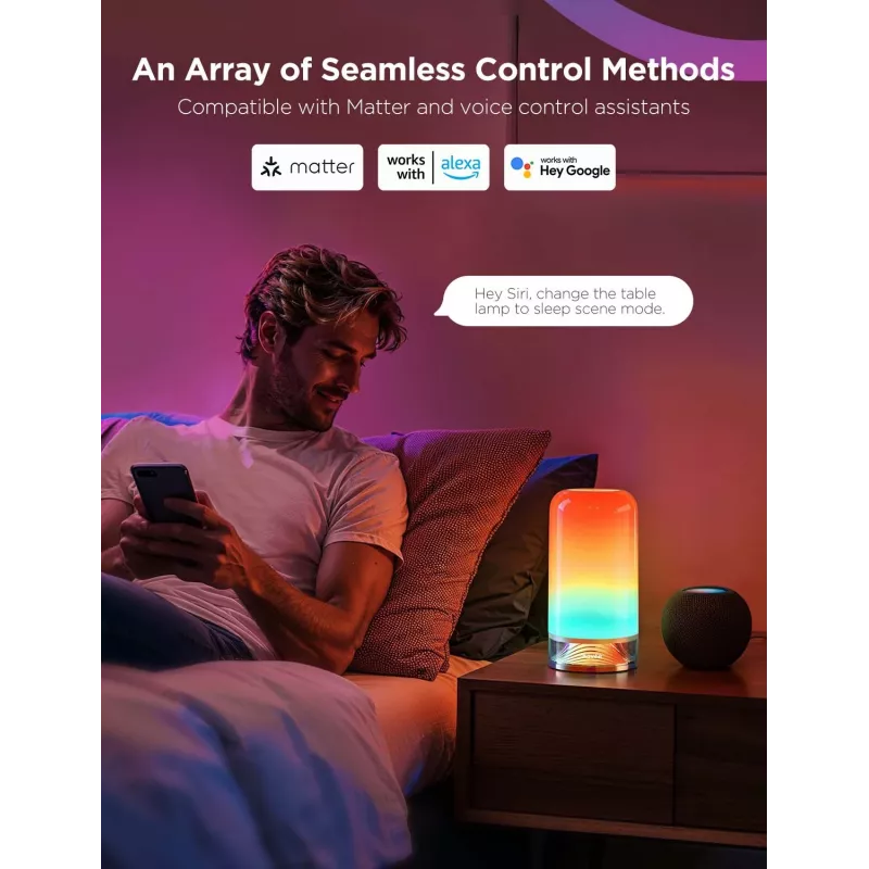 Govee H6022 smart stolná lampa Wi-Fi/Bluetooth