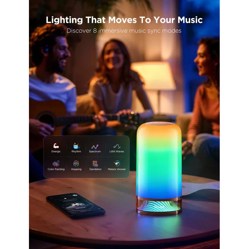 Govee H6022 smart stolná lampa Wi-Fi/Bluetooth