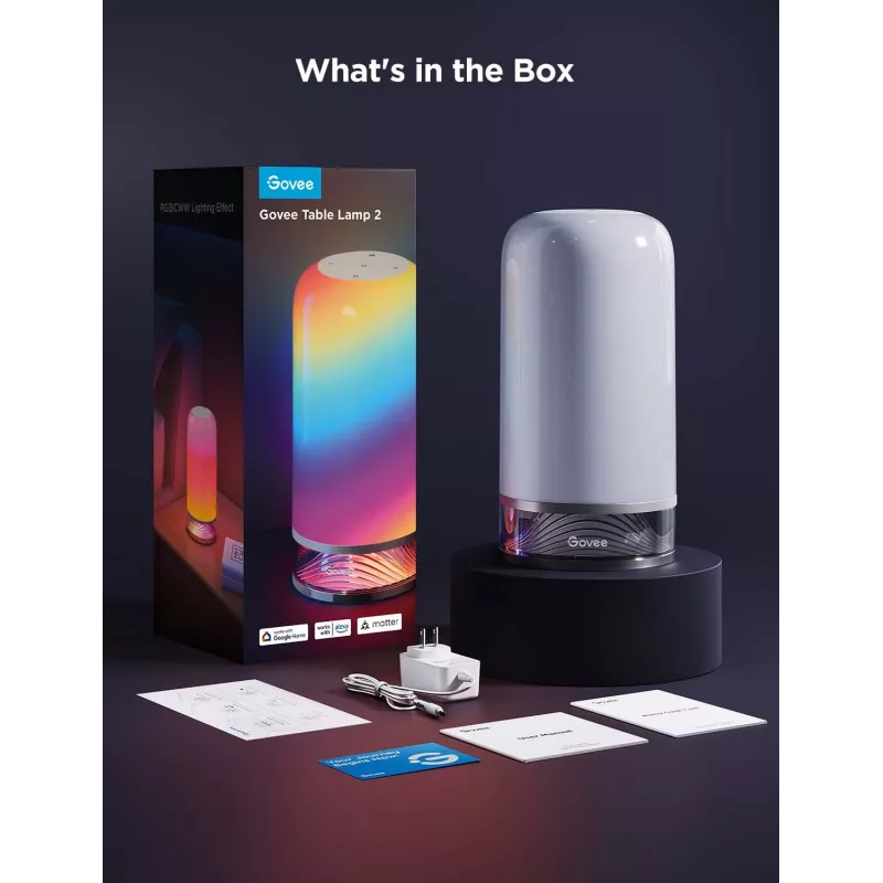Govee H6022 smart stolná lampa Wi-Fi/Bluetooth