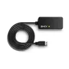 Lindy 43159 aktívny predlžovací USB 3.0 rozbočovač Pro, 4 porty, USB 3.2 Gen 1 (5 Gbit/s), USB-A, 10 m, čierny
