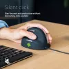 R-Go Tools ergonomická myš R-Go HE Break so softvérom Break, stredná (veľkosť ruky 165–185 mm), pre ľavákov, káblová, čierna