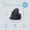 R-Go Tools ergonomická myš R-Go HE Break so softvérom Break, stredná (veľkosť ruky 165–185 mm), pre ľavákov, káblová, čierna