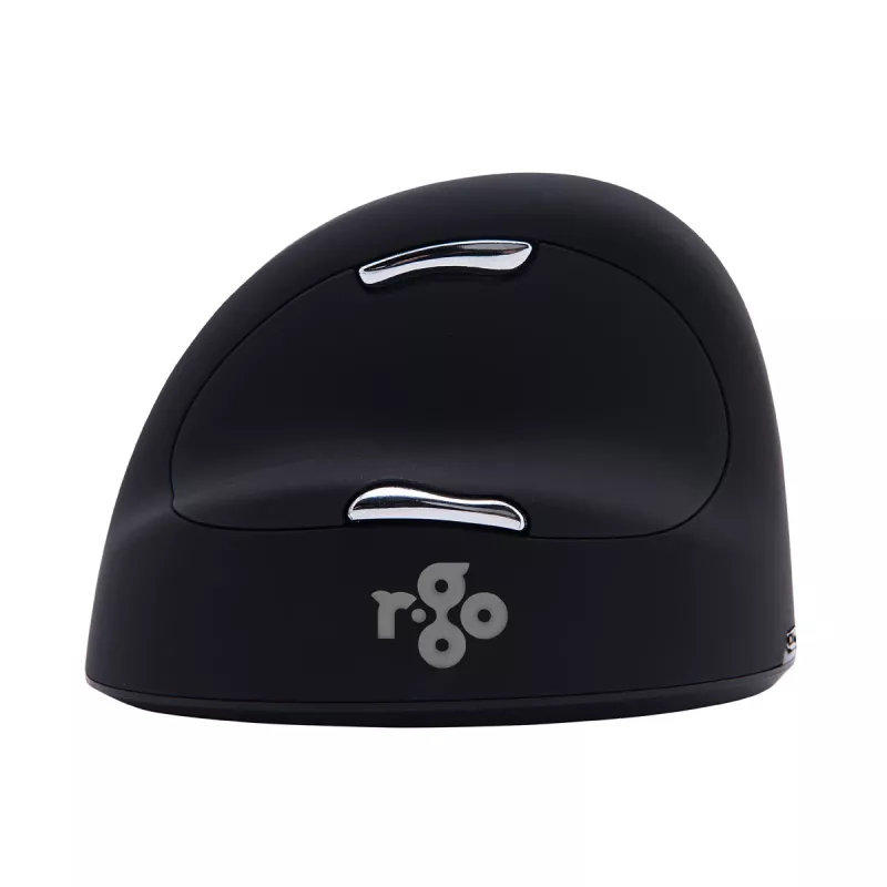 R-Go Tools ergonomická myš R-Go HE Break so softvérom pre prestávky, veľká (veľkosť ruky ≥ 185 mm), pre ľavákov, Bluetooth, čierna
