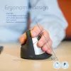 R-Go Tools ergonomická myš R-Go HE Break so softvérom pre prestávky, veľká (veľkosť ruky ≥ 185 mm), pre ľavákov, Bluetooth, čierna