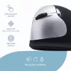 R-Go Tools ergonomická myš R-Go HE Break so softvérom pre prestávky, veľká (veľkosť ruky ≥ 185 mm), pre ľavákov, Bluetooth, čierna