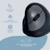 R-Go Tools ergonomická myš R-Go HE Break so softvérom pre prestávky, veľká (veľkosť ruky ≥ 185 mm), pre ľavákov, Bluetooth, čierna