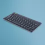 R-Go Tools ergonomická klávesnica R-Go Compact Break, kompaktná klávesnica so softvérom pre prestávky, QWERTY (US), Bluetooth, čierna