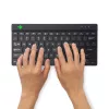 R-Go Tools ergonomická klávesnica R-Go Compact Break, kompaktná klávesnica so softvérom pre prestávky, QWERTY (US), Bluetooth, čierna