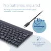 R-Go Tools ergonomická klávesnica R-Go Compact Break, kompaktná klávesnica so softvérom pre prestávky, QWERTY (US), Bluetooth, čierna