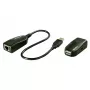 Lindy 42693 predlžovač USB 2.0 50 m cez Cat.6, vysielač a prijímač, 480 Mbit/s, čierny
