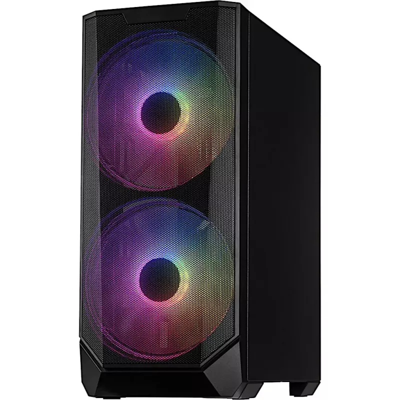 PC skriňa Inter-Tech IT-3503 Airstream Tower čierna