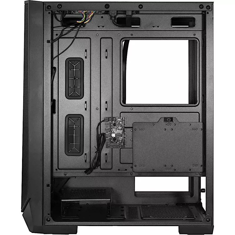 PC skriňa Inter-Tech IT-3503 Airstream Tower čierna
