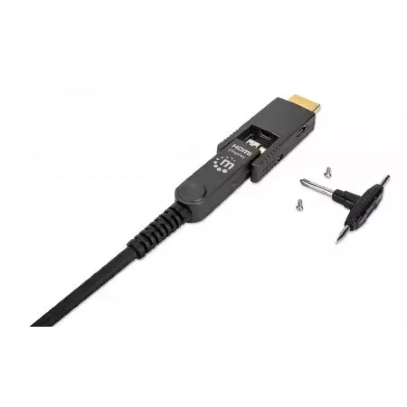HDMI na Micro HDMI kábel Manhattan 30m 4K@60Hz aktívny pozlátený