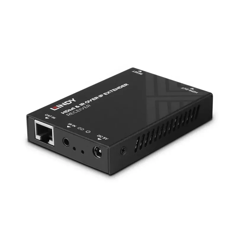 AV prijímač Lindy HDMI a IR over IP extender prijímač 1920x1080