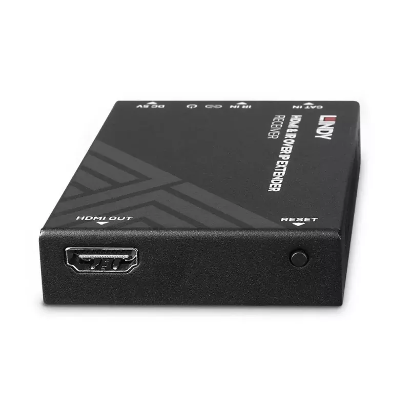 AV prijímač Lindy HDMI a IR over IP extender prijímač 1920x1080