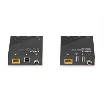 Lindy 70m Cat.6 HDMI 4K60, USB a audio KVM extender