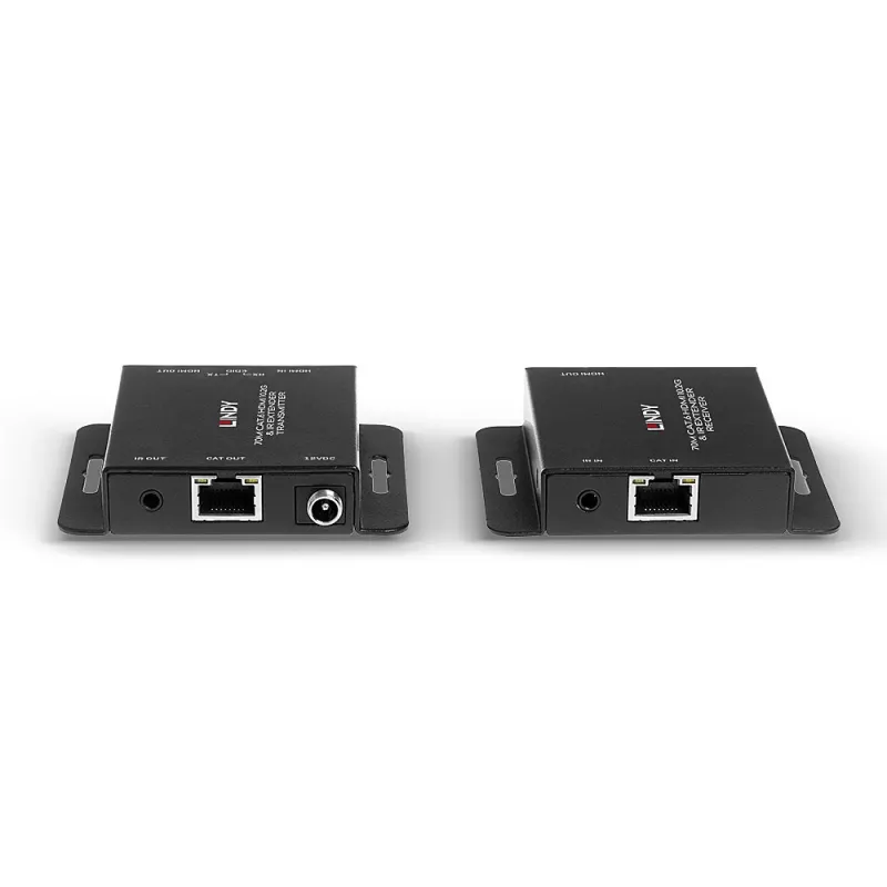 Lindy 70m Cat.6 HDMI 4K30 a IR extender s PoC a Loop Out