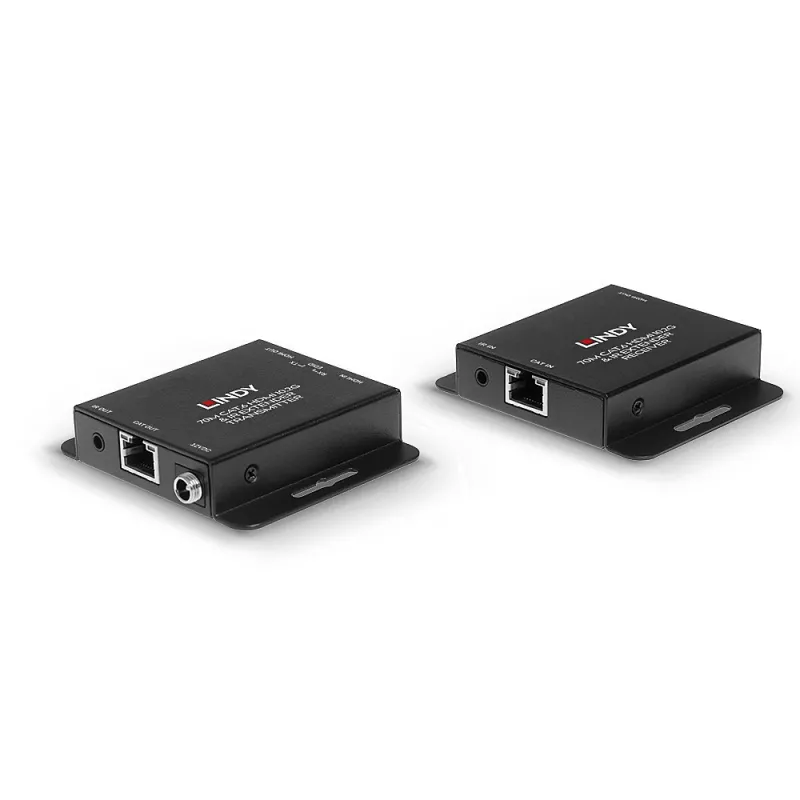 Lindy 70m Cat.6 HDMI 4K30 a IR extender s PoC a Loop Out