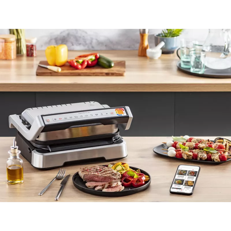 Kontaktný gril Tefal OptiGrill 4in1 GC774D nerez 2100W