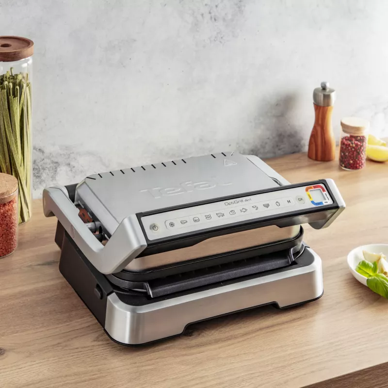 Kontaktný gril Tefal OptiGrill 4in1 GC774D nerez 2100W