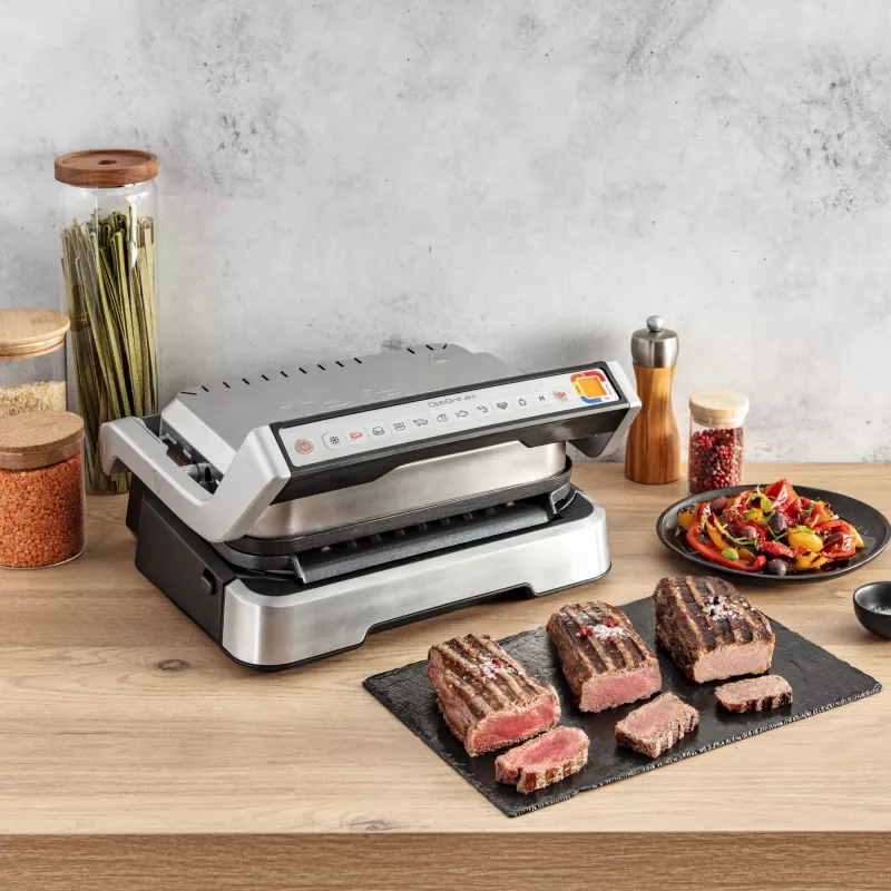 Kontaktný gril Tefal OptiGrill 4in1 GC774D nerez 2100W