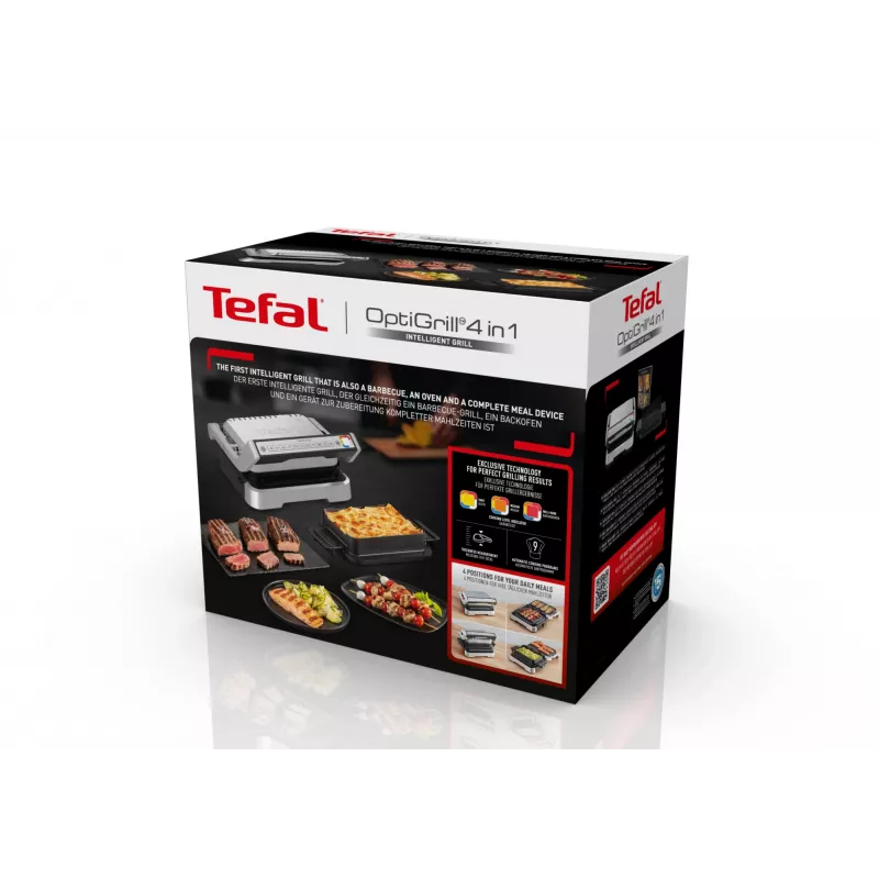 Kontaktný gril Tefal OptiGrill 4in1 GC774D nerez 2100W