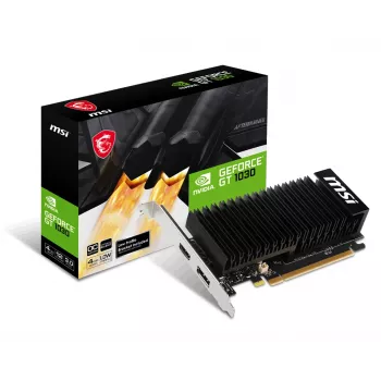 MSI grafická karta GeForce GT 1030 – 4 GB GDDR4, PCIe 3.0, 1430 MHz Boost, 64-Bit, aktívne chladenie