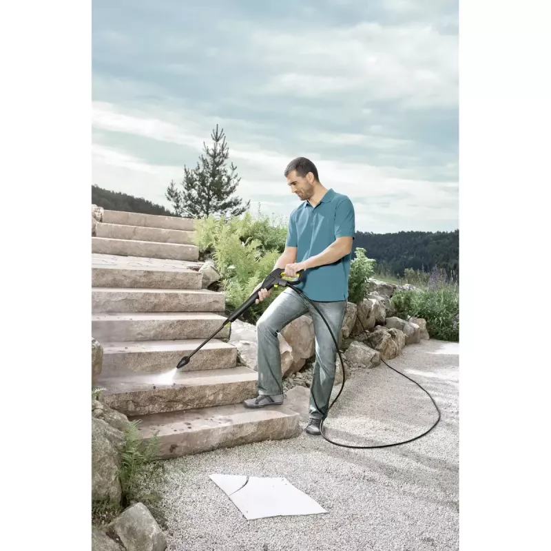 Kärcher K 5 BASIC 1.180-580.0 vysokotlakový čistič, stojaci, elektrický, 500 l/h, 2100 W, čierna/biela/žltá