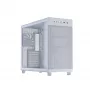 ASUS PRIME AP303 TG 90DC00V3-B39010 PC skriňa Midi Tower, ATX/Micro-ATX, tvrdené sklo, 2x USB 3.2, bez zdroja, biela