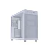 ASUS PRIME AP303 TG 90DC00V3-B39010 PC skriňa Midi Tower, ATX/Micro-ATX, tvrdené sklo, 2x USB 3.2, bez zdroja, biela